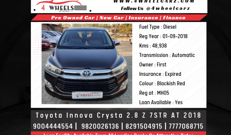 Toyota Innova Crysta 2.8 Z 7STR full