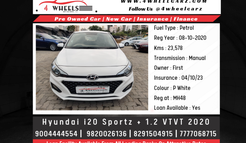 Hyundai i20 Sportz + 1.2 full